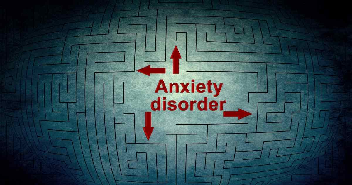 What are the five major types of anxiety disorders?